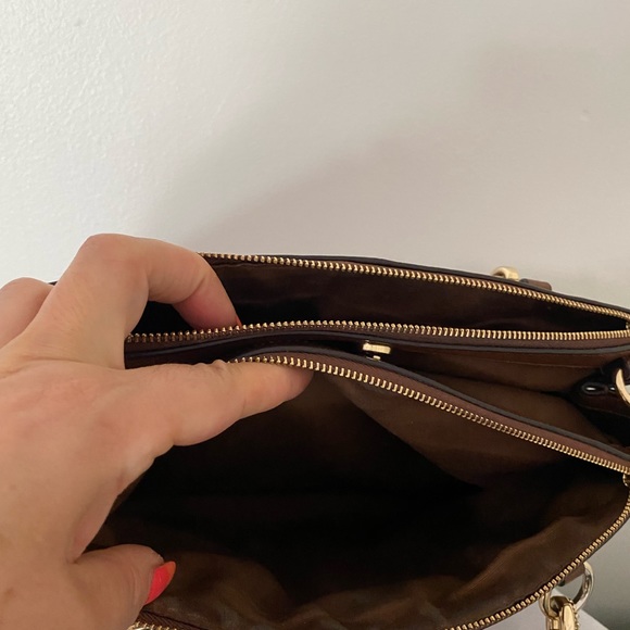 Coach Christine Double Zipper Carryall Bag - Picture 10 of 15